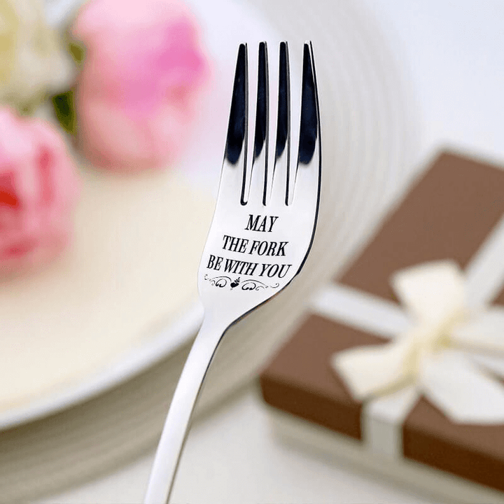 Elegant Engraved Fork 🍴(Included Deluxe Gift Box)💝