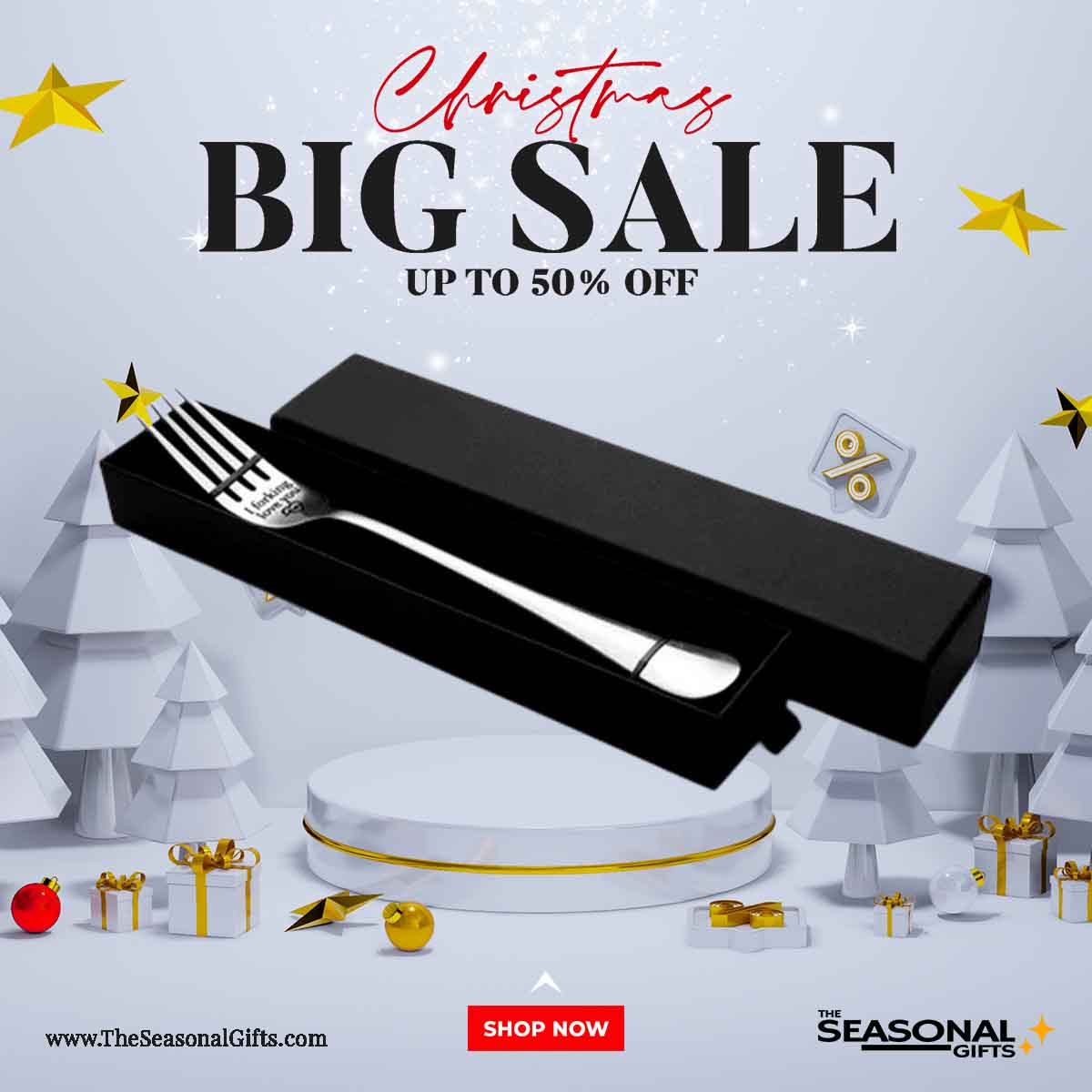 Elegant Engraved Fork 🍴(Included Deluxe Gift Box)💝