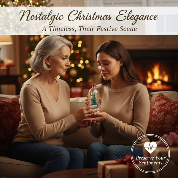 🎄Personalized Holiday Gift – Christmas Tree Message in a Bottle