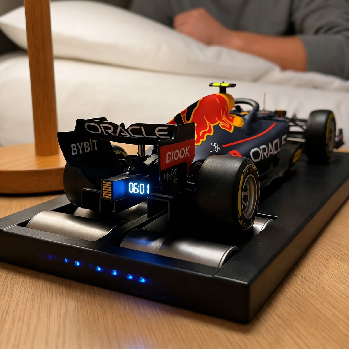 🚨🏎️ WAKE UP AT FULL SPEED! Race car alarm that roars louder than your excuses